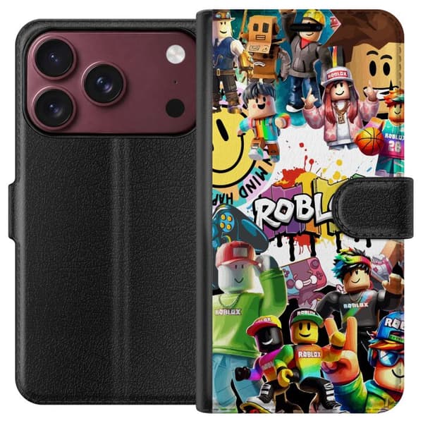 Kompatibel Tegnebogsetui til Apple iPhone 18 Pro Max Roblox