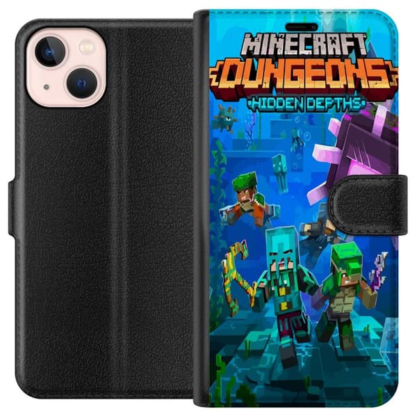 Kompatibelt Plånboksfodral till Apple iPhone 13 mini Minecraft
