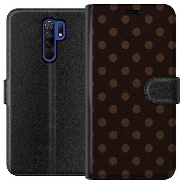 Kompatibelt Plånboksfodral till Xiaomi Redmi 9 Mocha Pop