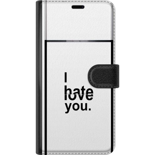 Kompatibel Tegnebogsetui til Apple iPhone 14 Plus I Hate Love You
