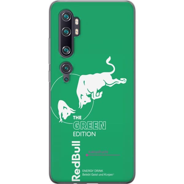 Kompatibelt Mobildeksel til Xiaomi Mi Note 10 Pro Moderne grønn drikkeinspirert design