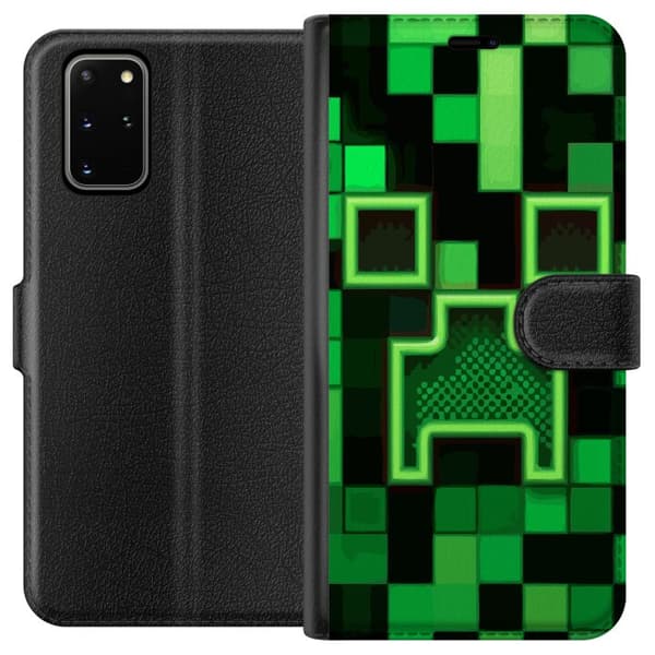 Kompatibelt Plånboksfodral till Samsung Galaxy S20+ Minecraft