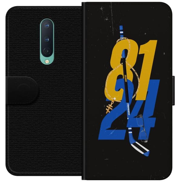 Kompatibel Tegnebogsetui til OnePlus 8 Hockeynummer med klubba