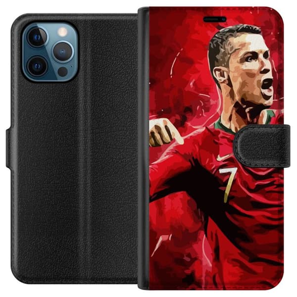 Kompatibelt Lommeboketui til Apple iPhone 12 Pro Ronaldo