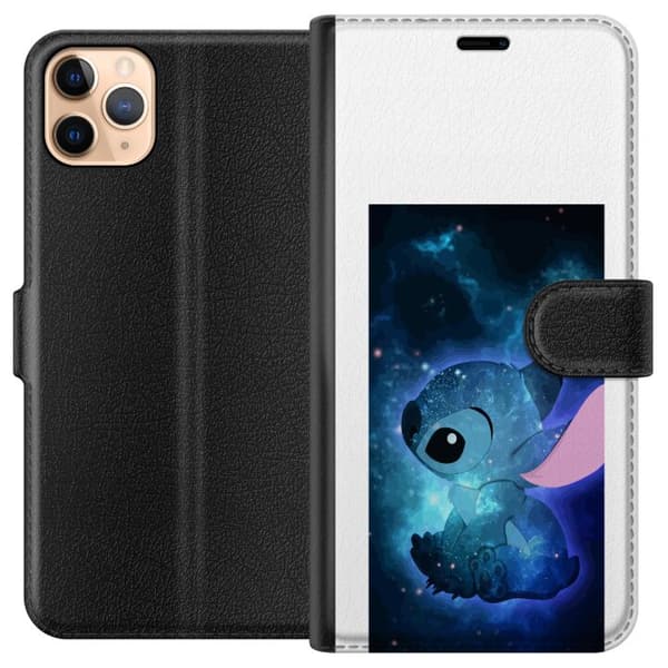 Kompatibelt Plånboksfodral till Apple iPhone 11 Pro Max Söt rymddesign med blå galaxeffekter