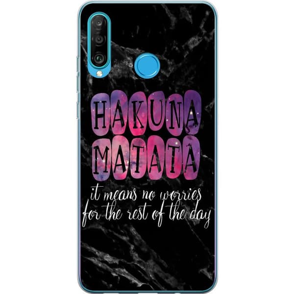 Kompatibelt Mobilskal till Huawei P30 lite Hakuna Matata