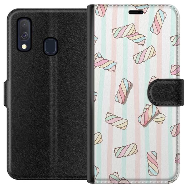 Kompatibelt Plånboksfodral till Samsung Galaxy A40 Marshmallow