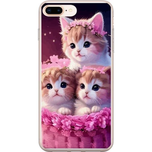 Kompatibel Mobilcover til Apple iPhone 8 Plus Katte