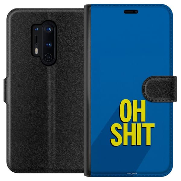 Yhteensopiva Lompakkokotelo OnePlus 8 Pro Oh Shit text