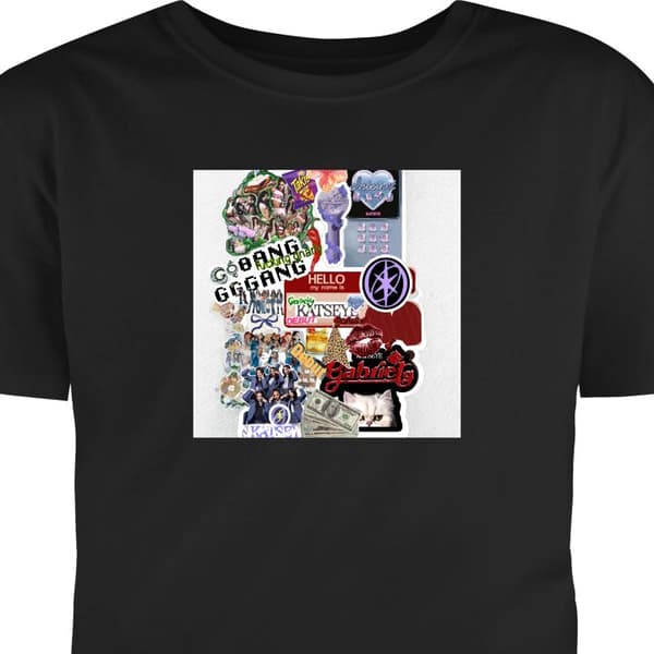 T-shirt til Børn | Klassisk Børne T-shirt Sort 9-11 År KATTEØJE KATTEØJE Sort 9-11 År