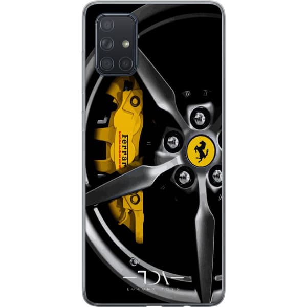 Kompatibelt Mobildeksel til Samsung Galaxy A71 Ferrari bil