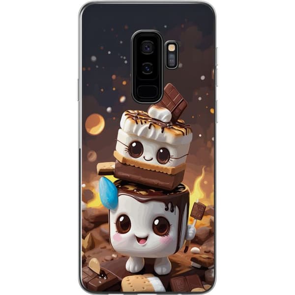 Kompatibelt Mobilskal till Samsung Galaxy S9+ Sött dessertdesign med marshmallow