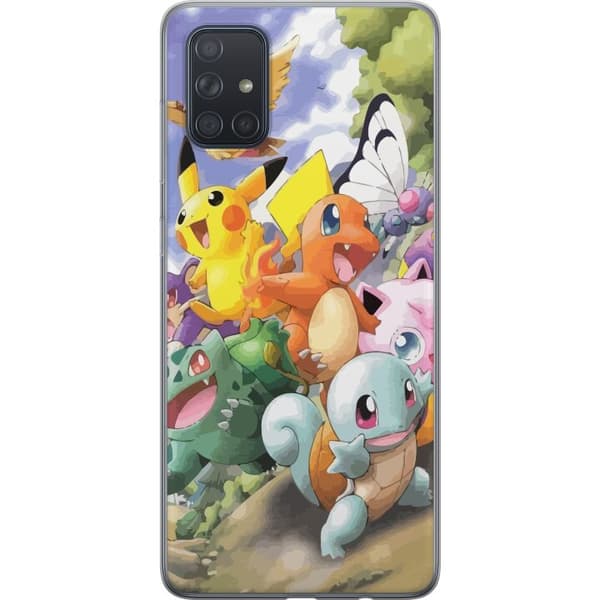 Kompatibelt Mobildeksel til Samsung Galaxy A71 Pokemon