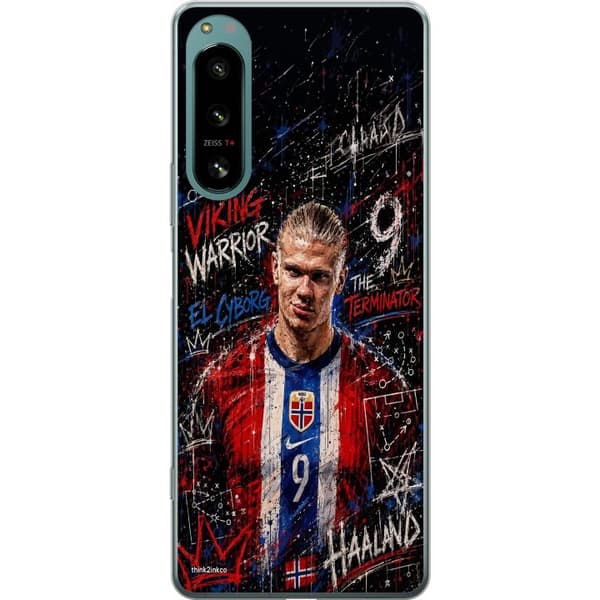 Kompatibelt Mobildeksel til Sony Xperia 5 IV Erling Haaland graffiti