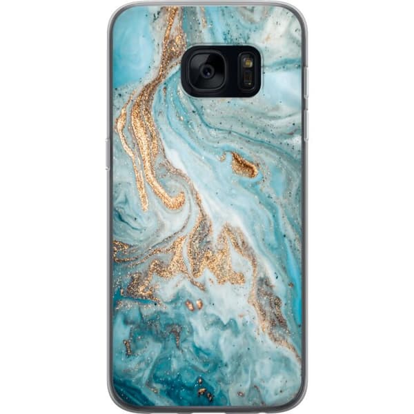 Kompatibelt Mobilskal till Samsung Galaxy S7 Magic Marble