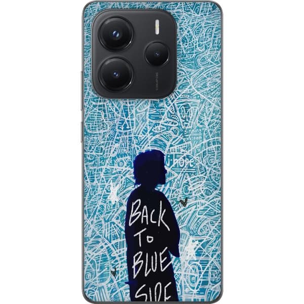 Kompatibelt Mobilskal till Xiaomi Redmi Note 14 5G Back To Blue Side