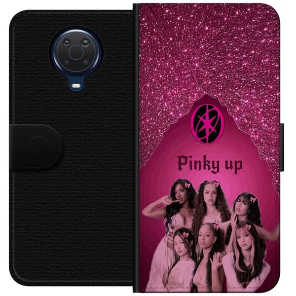 Kompatibel Tegnebogsetui til Nokia G20 KATSEYE Pinky Up