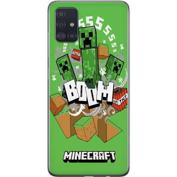 Kompatibelt Mobildeksel til Samsung Galaxy A51 Minecraft