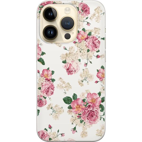 Kompatibel Mobilcover til Apple iPhone 14 Pro Retro Blomster