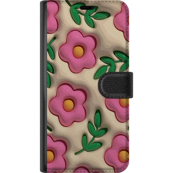 Kompatibel Tegnebogsetui til Motorola Moto G30 Boblende Blomster