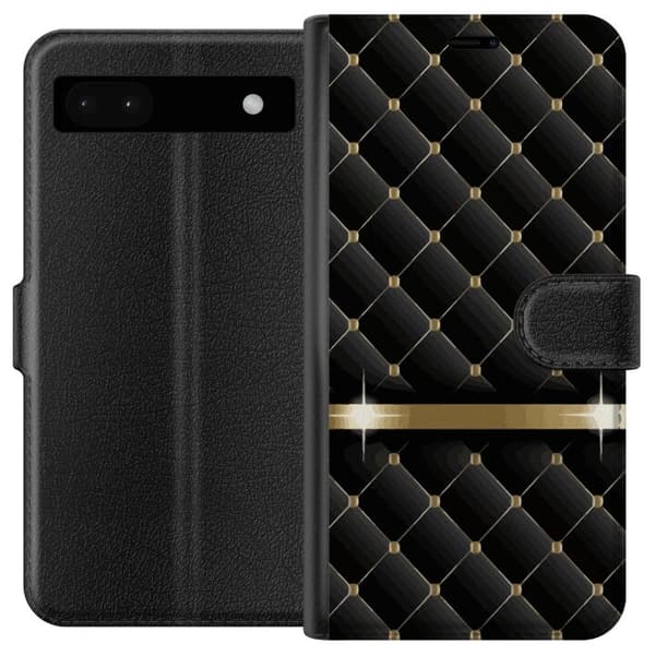 Yhteensopiva Lompakkokotelo Google Pixel 6a Ylellinen Musta