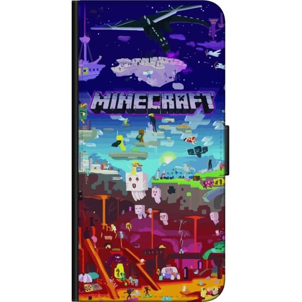 Kompatibelt Plånboksfodral till Samsung Galaxy A20s Minecraft