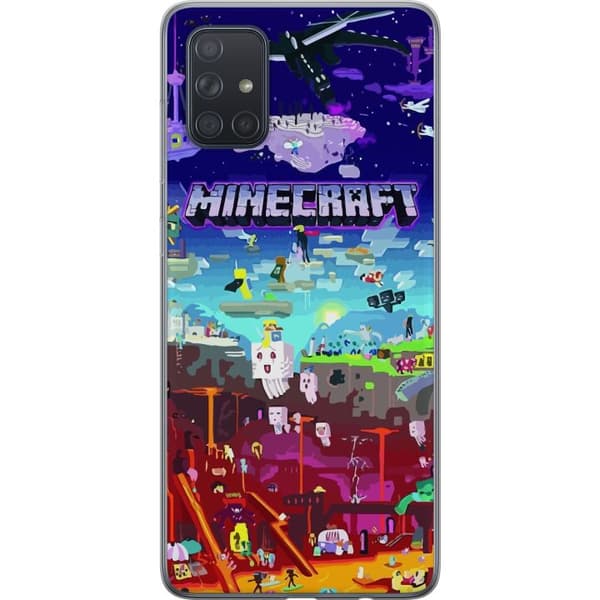 Kompatibelt Mobilskal till Samsung Galaxy A71 Minecraft