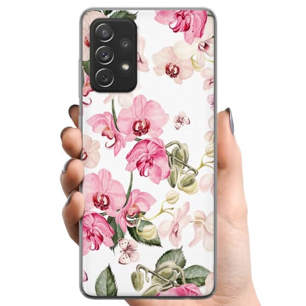 Kompatibelt Mobildeksel til Samsung Galaxy A52 5G Blomster