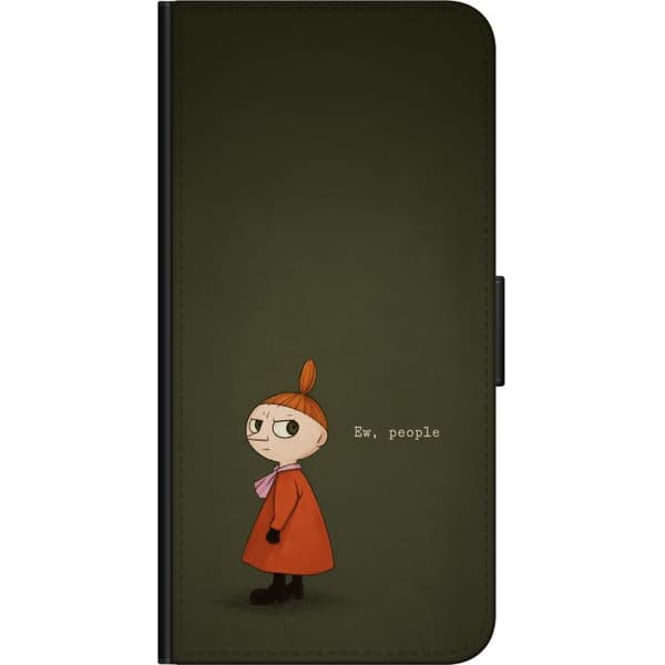 Kompatibel Tegnebogsetui til OnePlus 7T Tecknad flicka med citat