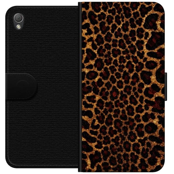 Kompatibelt Lommeboketui til Sony Xperia Z3 Leopardikon