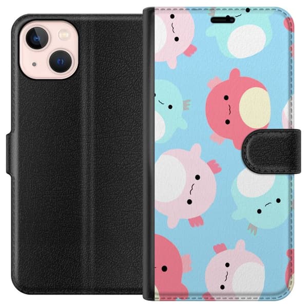 Kompatibelt Plånboksfodral till Apple iPhone 13 mini Squishmallow
