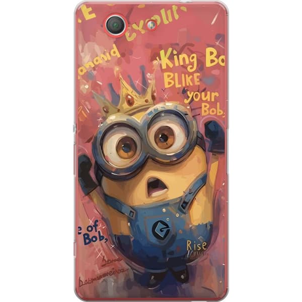 Kompatibelt Mobildeksel til Sony Xperia Z3 Compact Minion Med Krona
