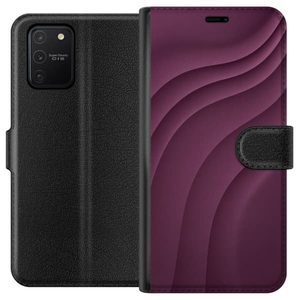 Kompatibelt Lommeboketui til Samsung Galaxy S10 Lite Plommebevegelse