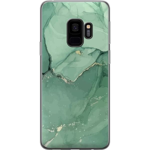 Kompatibelt Mobildeksel til Samsung Galaxy S9 Grønn marmor