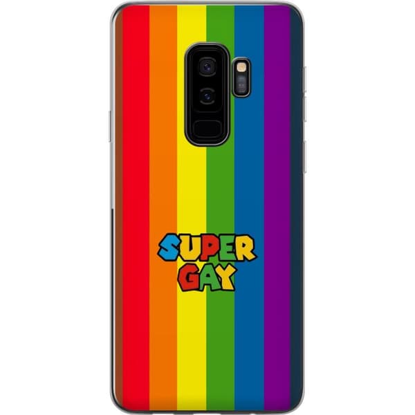 Kompatibelt Mobildeksel til Samsung Galaxy S9+ Super Gay regnbåge