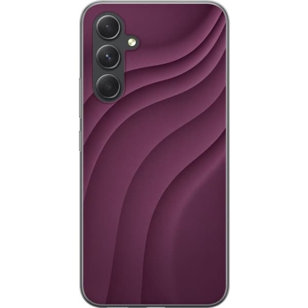 Kompatibelt Mobildeksel til Samsung Galaxy S24 FE Plommebevegelse
