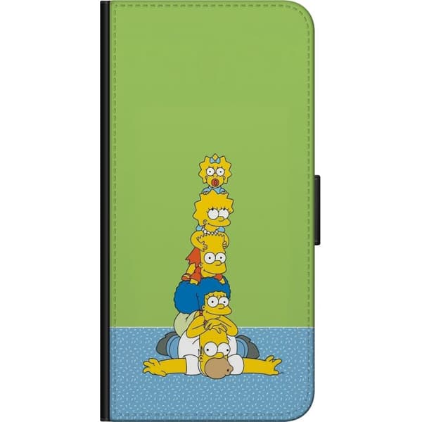 Kompatibelt Lommeboketui til Huawei P40 lite E Simpsonfamiljen staplad