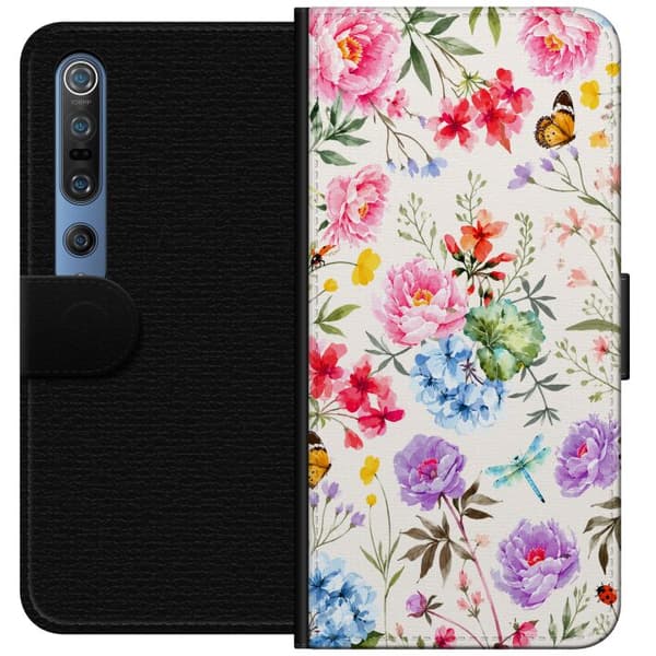 Kompatibelt Plånboksfodral till Xiaomi Mi 10 Pro 5G Bloom Society
