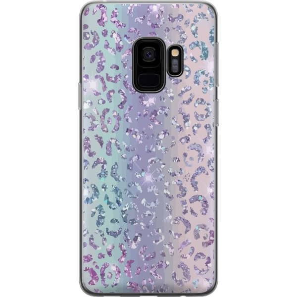 Kompatibelt Mobildeksel til Samsung Galaxy S9 Glitter Leopard