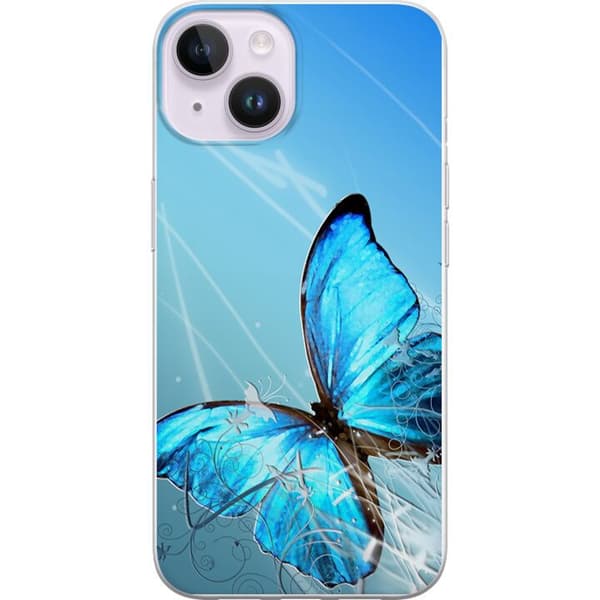 Kompatibel Mobilcover til Apple iPhone 14 Sommerfugl
