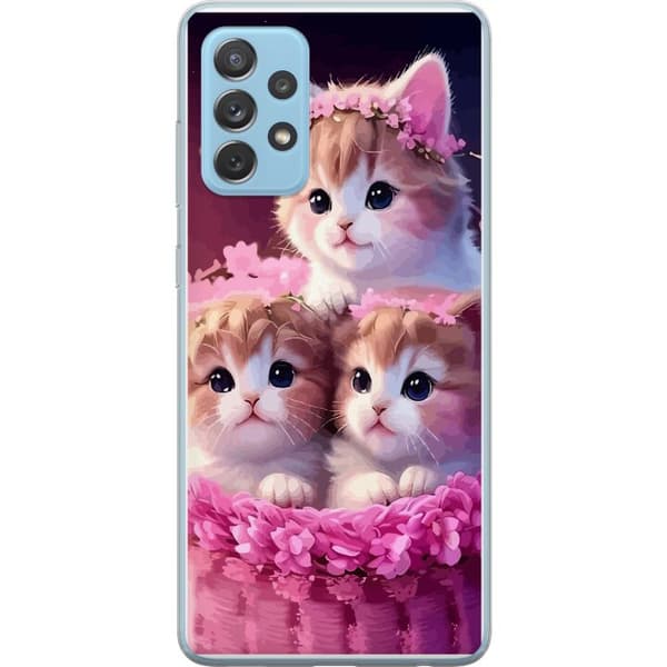 Kompatibelt Mobildeksel til Samsung Galaxy A52 5G Katter