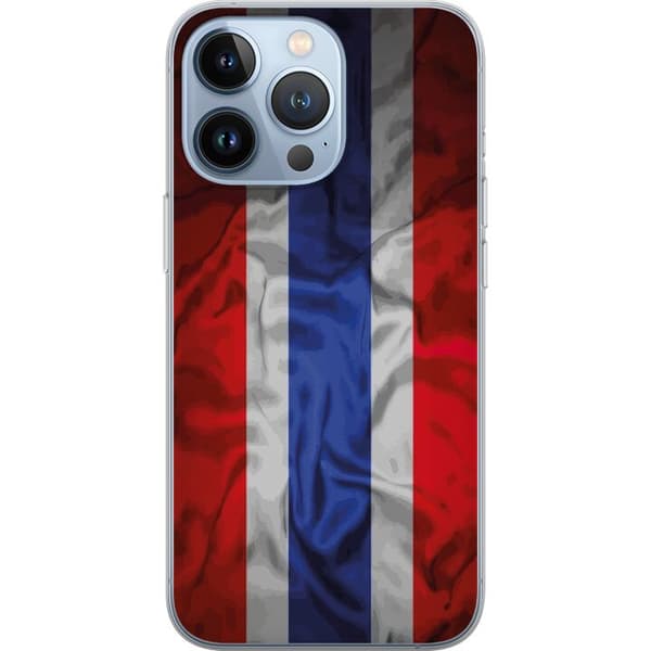 Kompatibelt Mobildeksel til Apple iPhone 13 Pro Ren flaggdesign med nasjonale farger