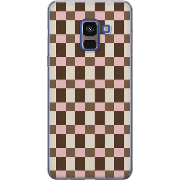 Kompatibelt Mobildeksel til Samsung Galaxy A8 (2018) Jordbærmokka
