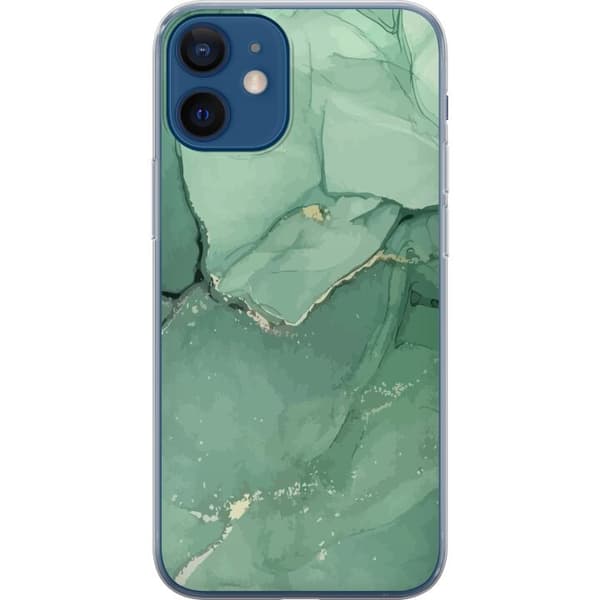 Kompatibel Mobilcover til Apple iPhone 12 mini Grøn Marmor