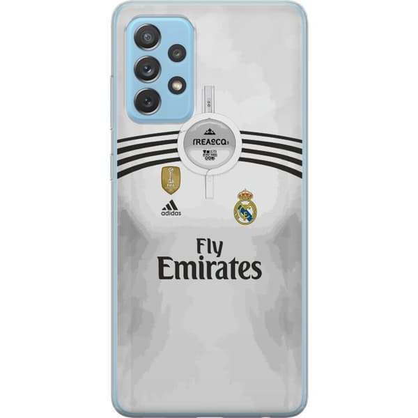 Kompatibelt Mobildeksel til Samsung Galaxy A72 5G Vit fotbollströja