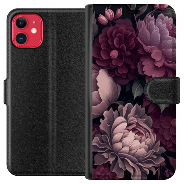 Kompatibelt Plånboksfodral till Apple iPhone 11 Blommor