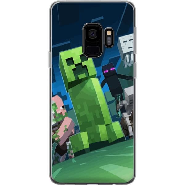 Kompatibelt Mobildeksel til Samsung Galaxy S9 MineCraft