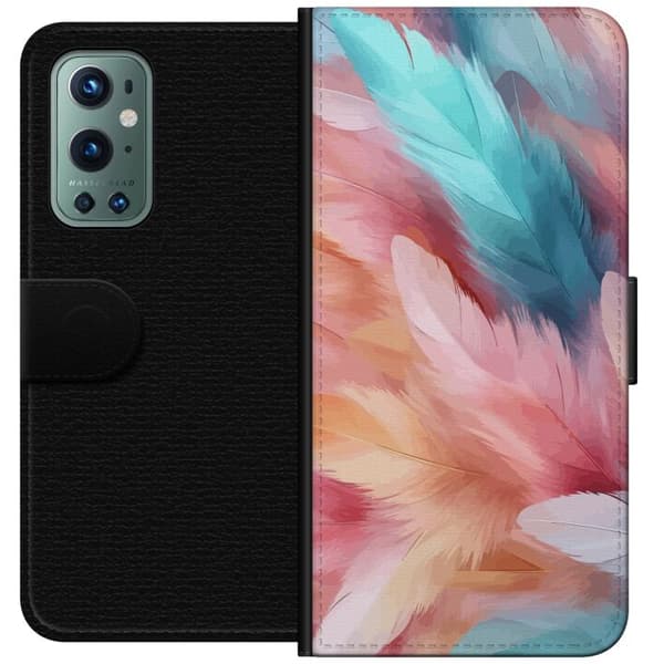 Kompatibel Tegnebogsetui til OnePlus 9 Pro Fjer