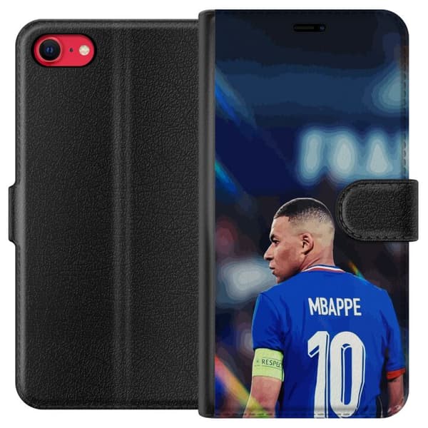 Kompatibel Tegnebogsetui til Apple iPhone 7 Kylian Mbappé Frankrike
