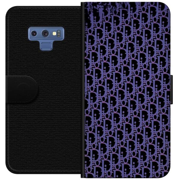 Kompatibelt Lommeboketui til Samsung Galaxy Note9 Moderneluksuriøst monogram i stilrent design
